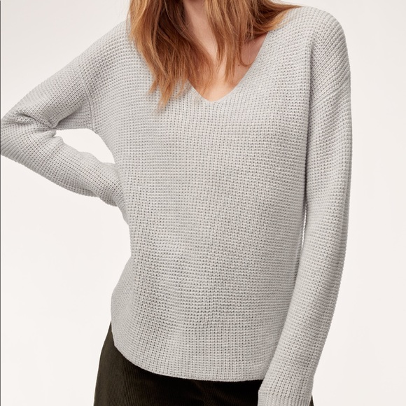 Wilfred Sweaters - Wilfred Wolter waffle knit wool sweater